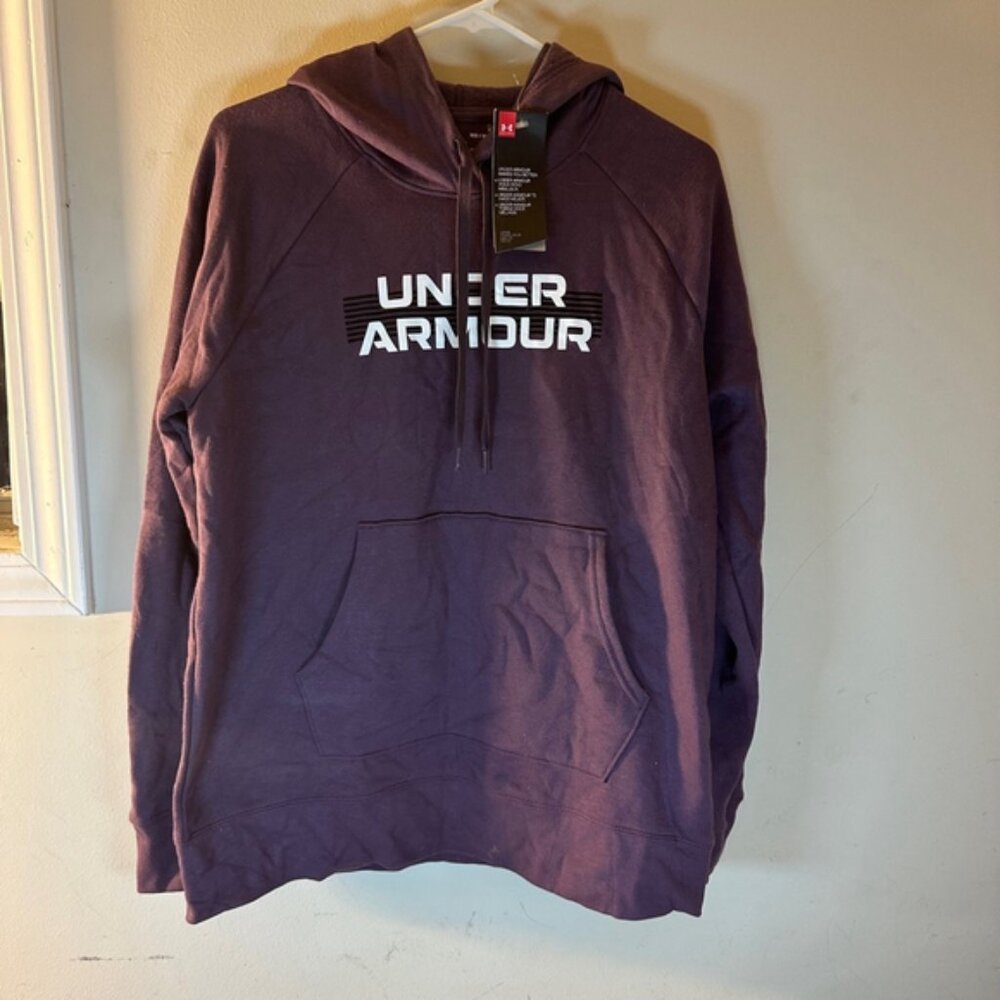 Women's Under Armour Hoodie Size M Purple